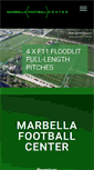 Mobile Screenshot of marbellafootballcenter.com